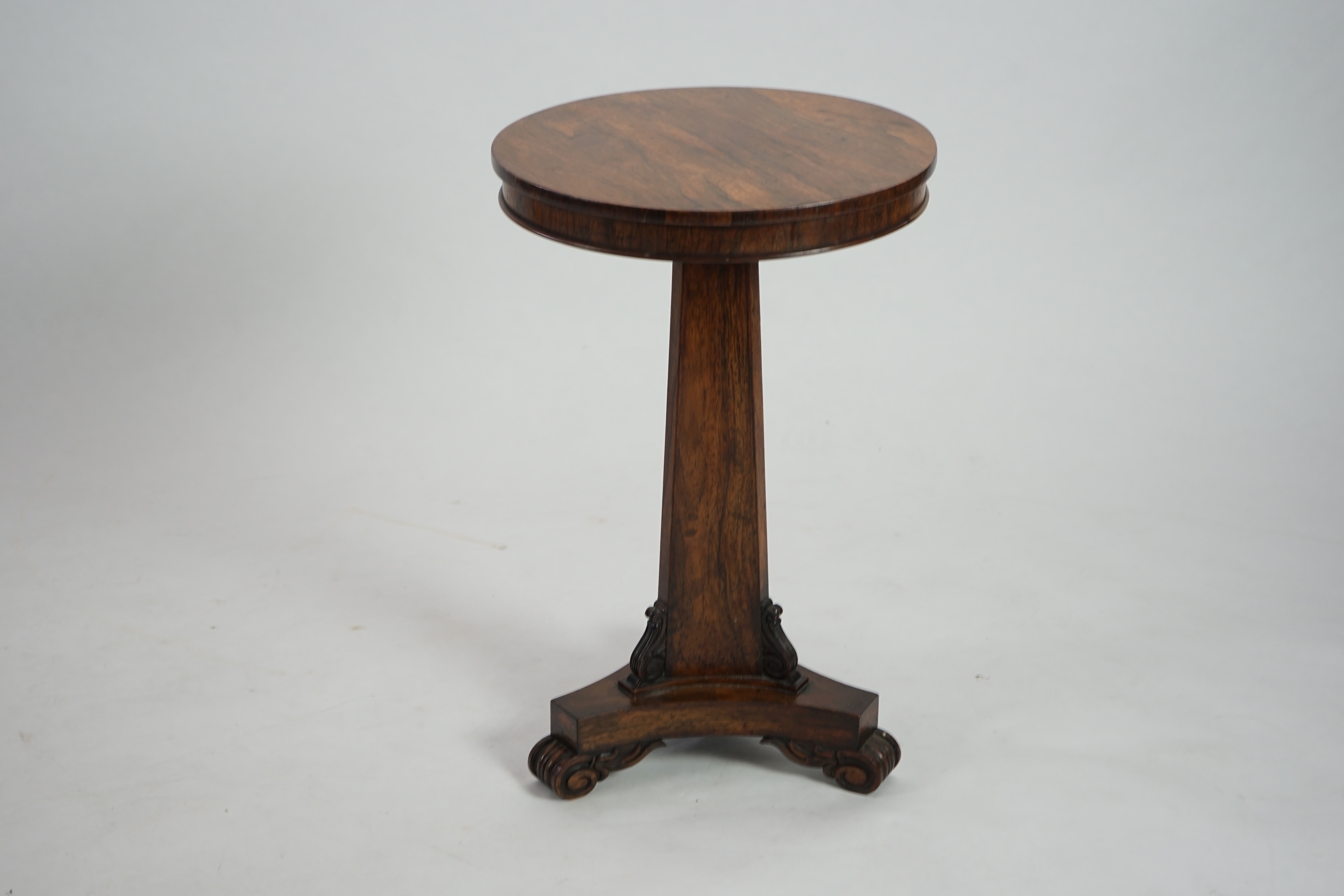 A late Regency rosewood occasional table